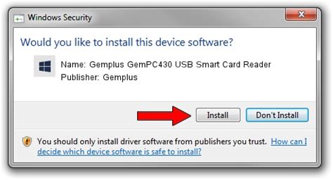 gemplus gempc430 usb smart card reader windows 7|install driver vor gemplus gempc430 on win7 .